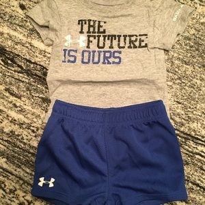 Boy Under Armour summer outfit